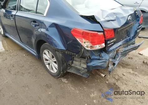 2010 Subaru Legacy 2.5I Premium z USA, uszkodzony, nr VIN 4S3BMCB69A3228966